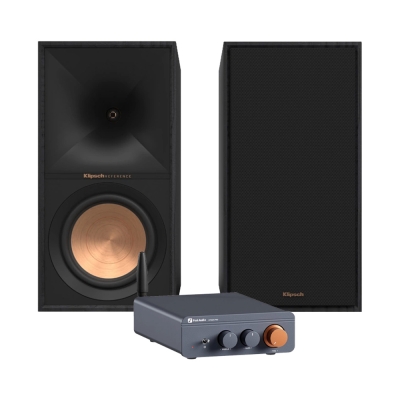 Klipsch R-60M och Fosi Audio BT20A PRO, kompakt stereopaket