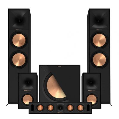 Klipsch R-800F 5.1 högtalarpaket, svart