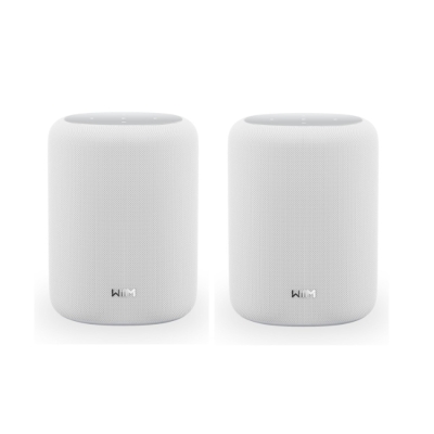 2-pack WiiM Sound Lite smart högtalare, vit