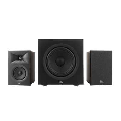 JBL Stage 240B med 200P, 2.1 högtalarpaket svart