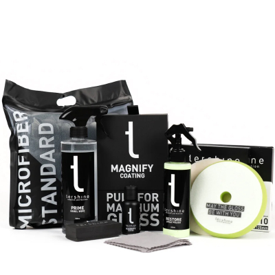 Tershine Lackskyddspaket, Polering & coating