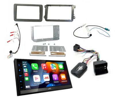 Installationskit Volkswagen 2-DIN & JVC KW-M785DBW