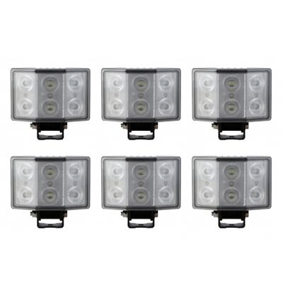 6-pack NIZLED W60RFA, back-/arbetsljus, 60W, arbetsljuspaket
