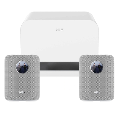 2-pack WiiM Sound med WiM Sub Pro, vit