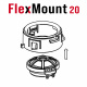 Helix Compose CFMK20 JLR.1 FlexMount till Jaguar/Land Rover