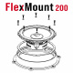 Helix Compose CFMK200 AUD.3 FlexMount (FDM) till Audi