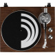 Dayton Audio TT-1BTW, skivspelare med BT, USB och inbyggt RIAA, trä